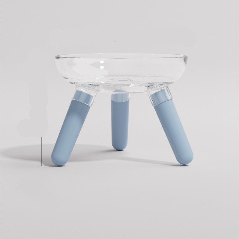 Enhance Your Pet's Dining Experience with Our Anti-Knock Transparent Pet Feeding Bowl