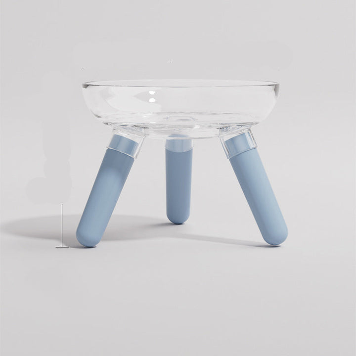 Enhance Your Pet's Dining Experience with Our Anti-Knock Transparent Pet Feeding Bowl