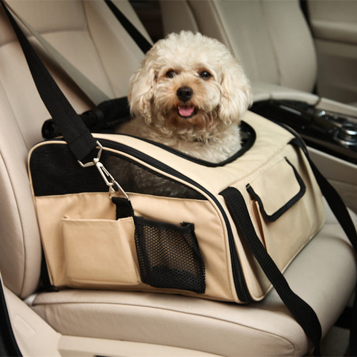 The Ultimate Travel Companion for Your Pet: Foldable Pet Car Seat Bag Hammock