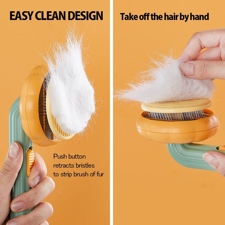 Transform Your Pet Grooming Experience with the Self-Cleaning Pet Slicker Brush