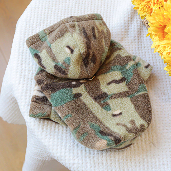Fashion Pet Camouflage Sweater: The Stylish Knit Clothing for Your Furry Friend