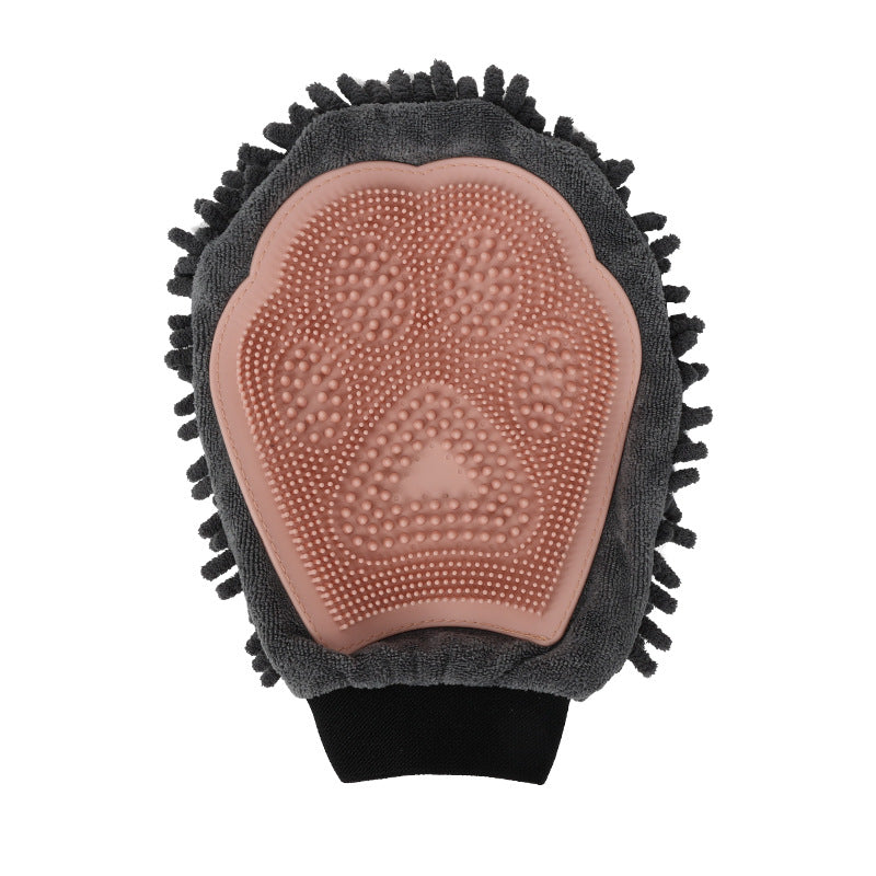 Pet 2-in-1 Bathing Grooming Glove Brush Massage Tool