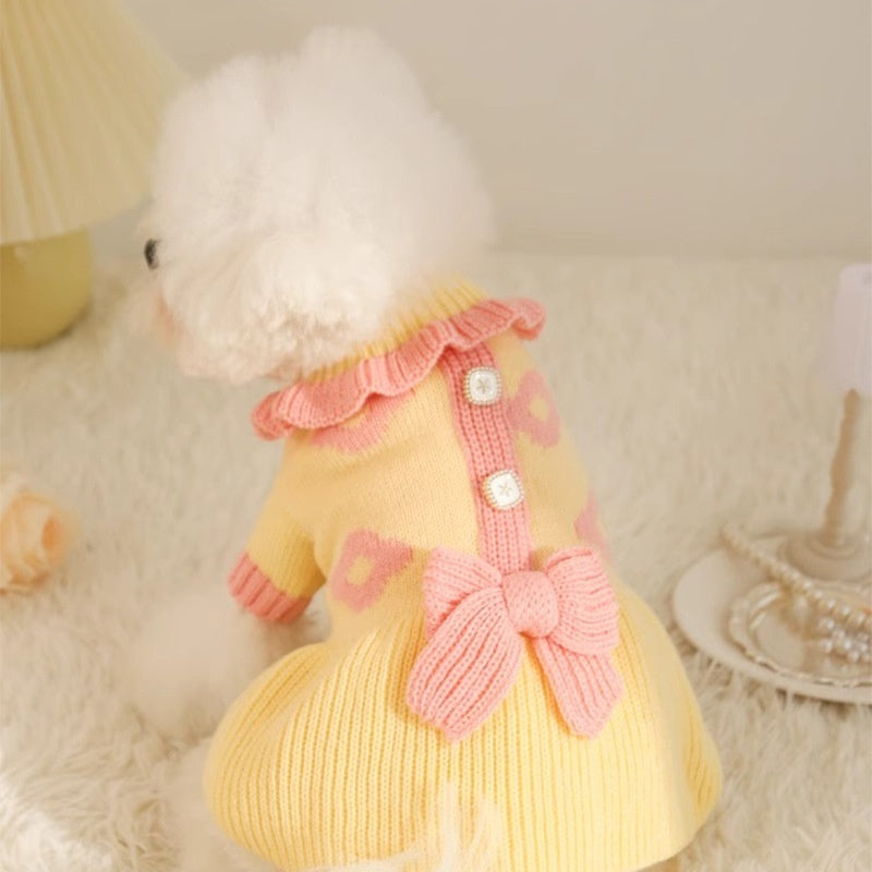 Autumn Pet Sweater For Warmth And Comfort