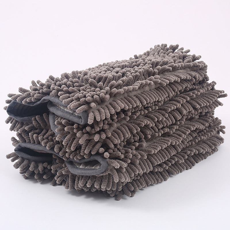 Chenille Pet Bath Towel For Quick Drying