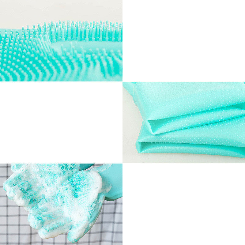 Silicone Pet Grooming Glove Brush For Bathing And Massage