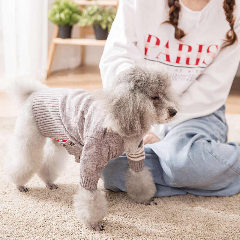Warm Pet Sweater Coat Knit Pullover