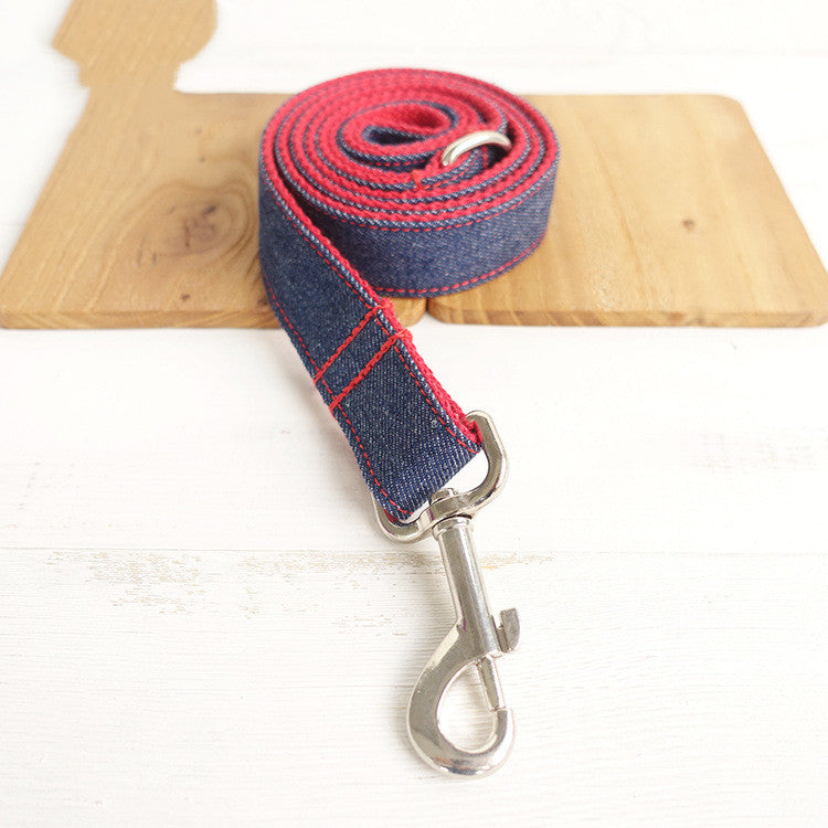 Denim Blue Leash For Pets
