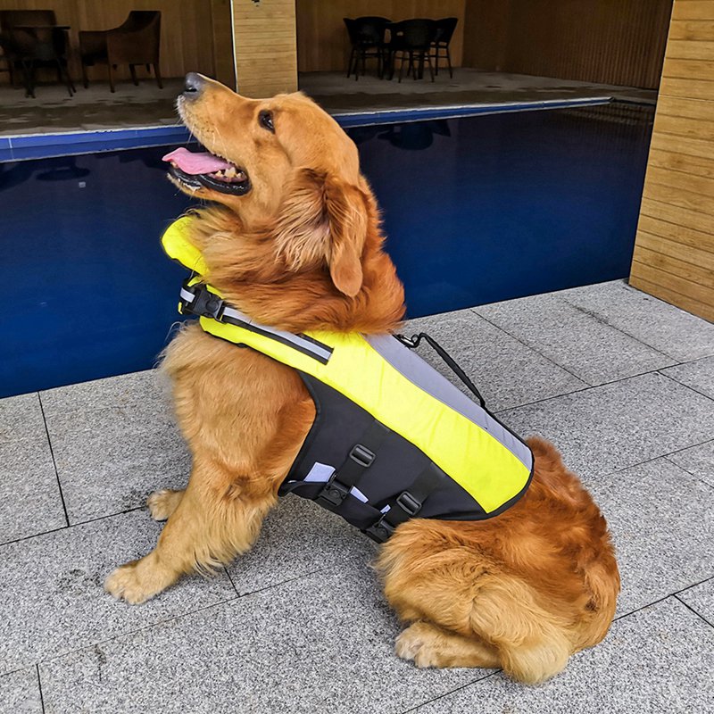 Reflective Airbag Nylon Life Jacket For Pets