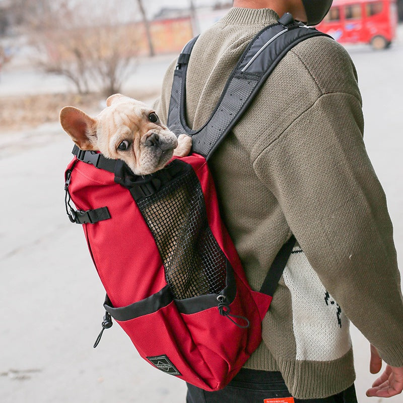 Pet Carrier Backpack Double Shoulder Portable Travel Bag