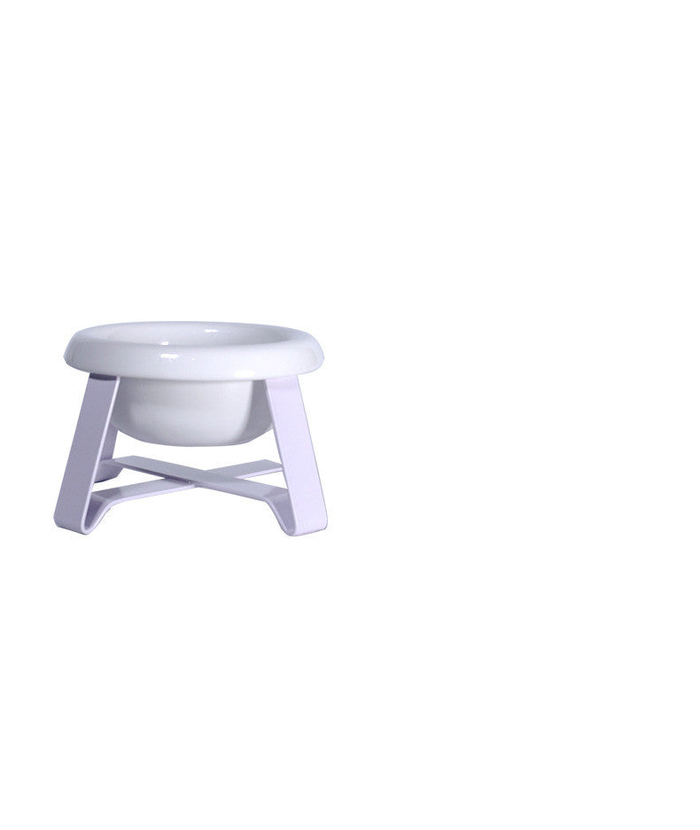 Pet 2-in-1 Anti-Slip Feeding Bowl With Iron Stand