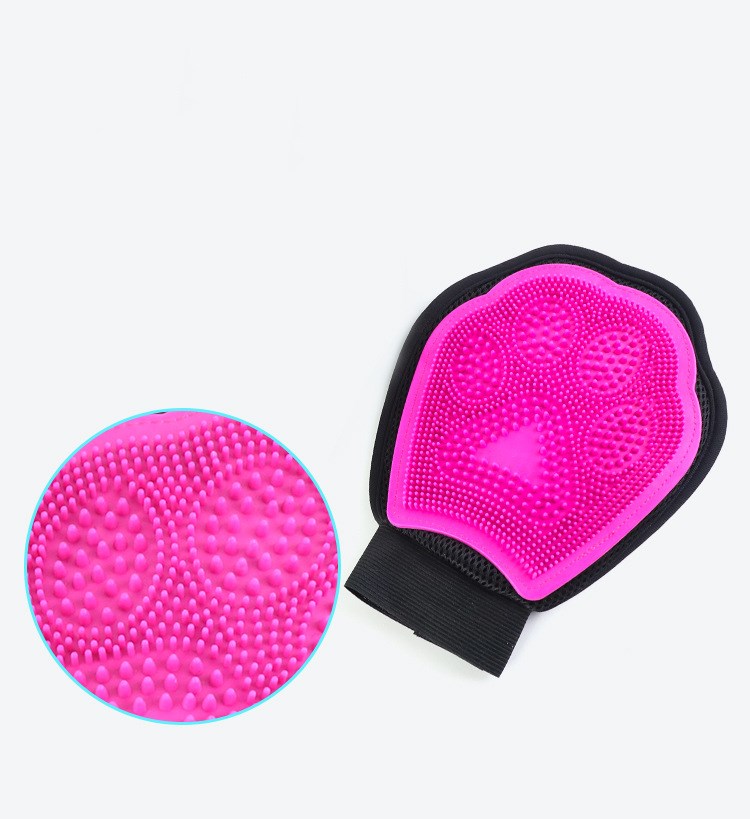 Pet Bath Glove Cleaning Brush For Gentle Grooming