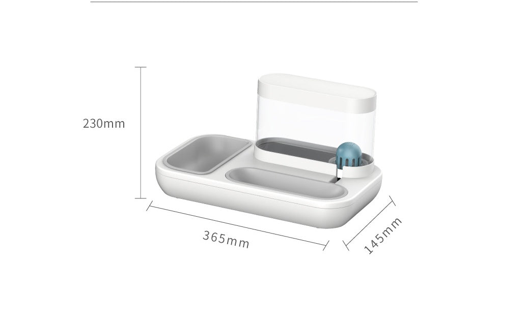 Automatic 1.5L Pet Feeding Bowl Water Fountain Multi-Style