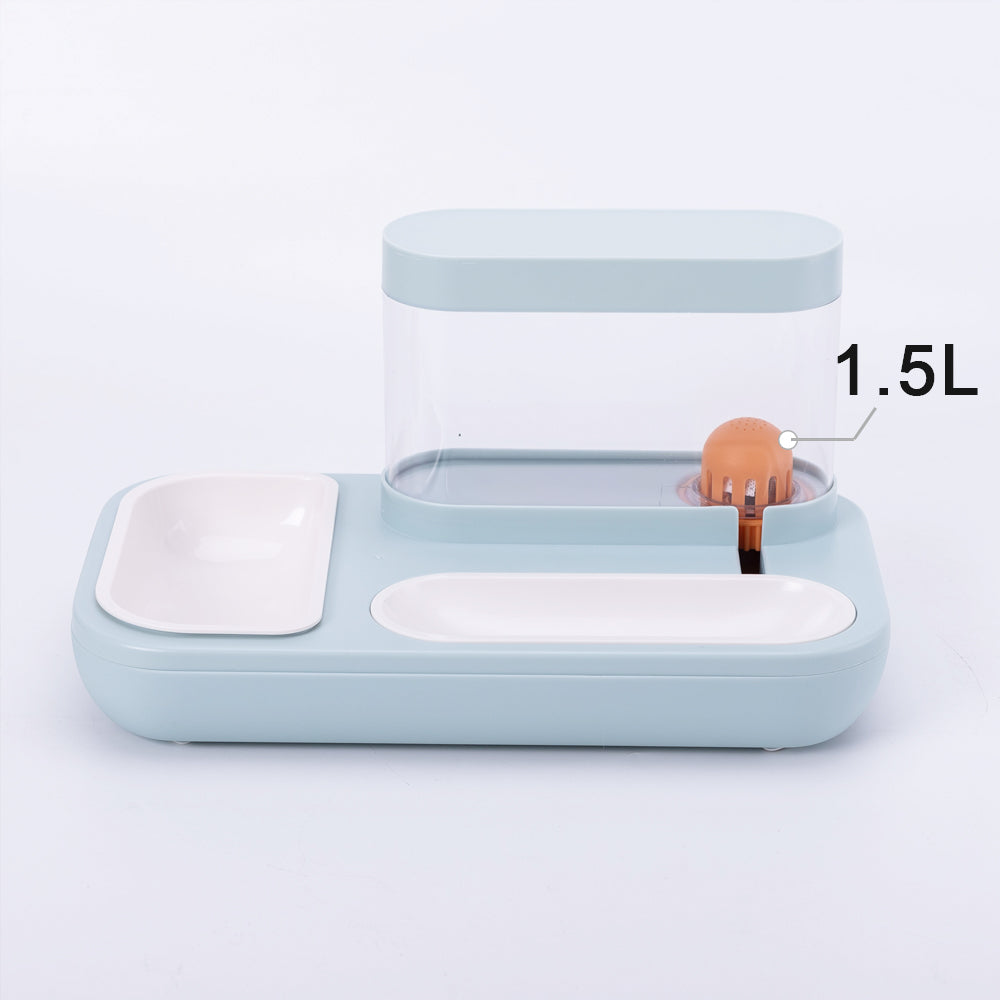Automatic 1.5L Pet Feeding Bowl Water Fountain Multi-Style
