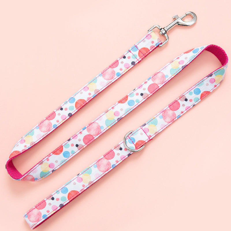 Bubble Style Collar With Leash For Pets