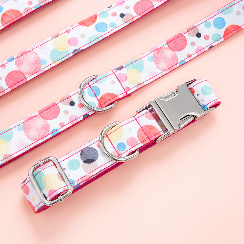Bubble Style Collar With Leash For Pets