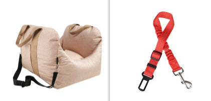 Pet Car Carrier Seat Waterproof Portable Mesh Travel Bed