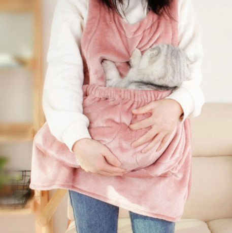Pet Carrier Apron For Outdoor Travel And Safety