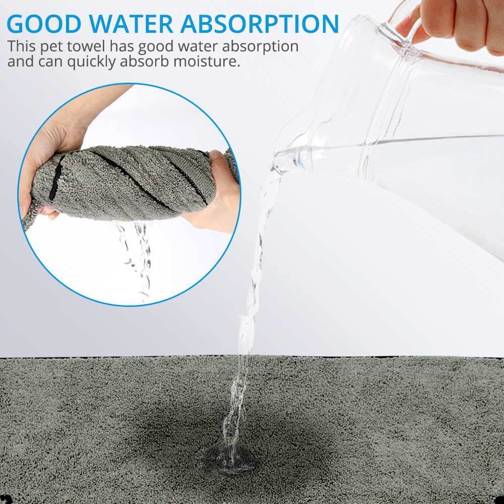 Super Absorbent Large Pet Bathrobe Towel For Drying