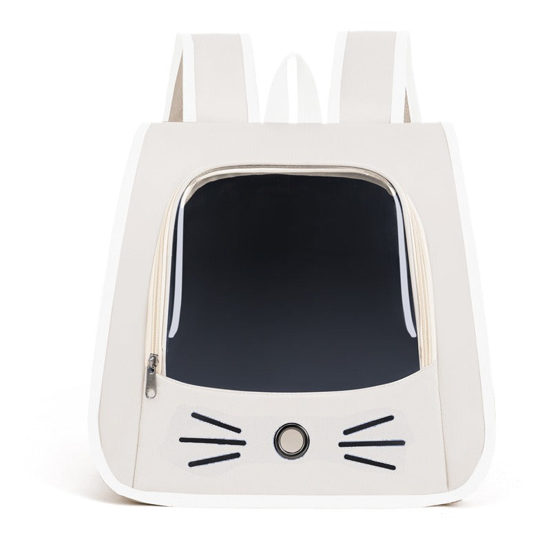 Portable Pet Carrier Backpack Breathable Outdoor Travel Bag