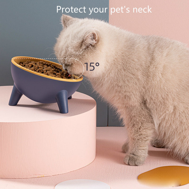 Pet Feeding Bowl With Stand Nordic Color Multi-Purpose Feeder