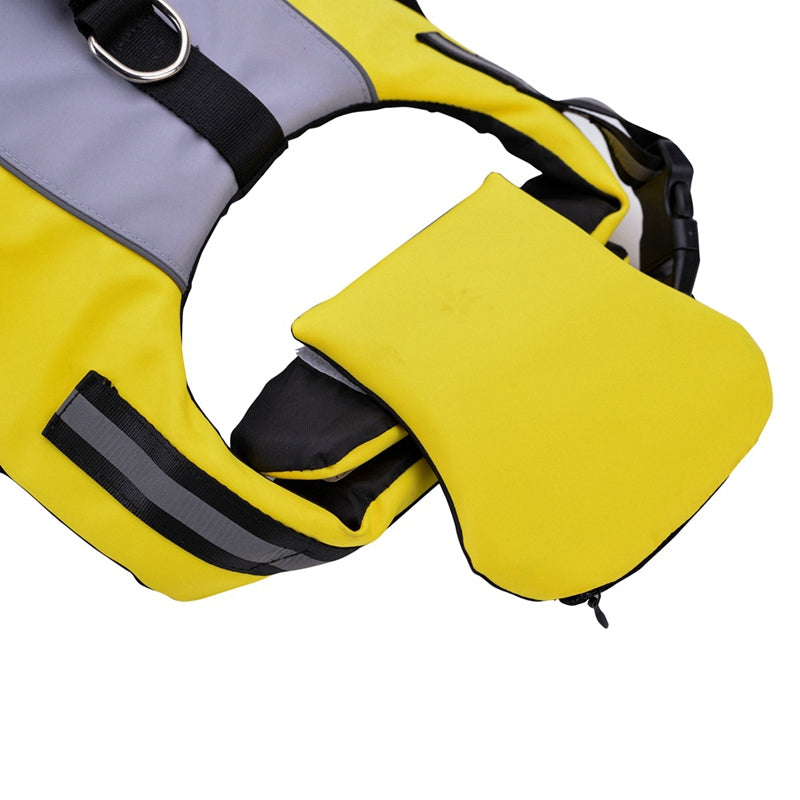 Reflective Airbag Nylon Life Jacket For Pets