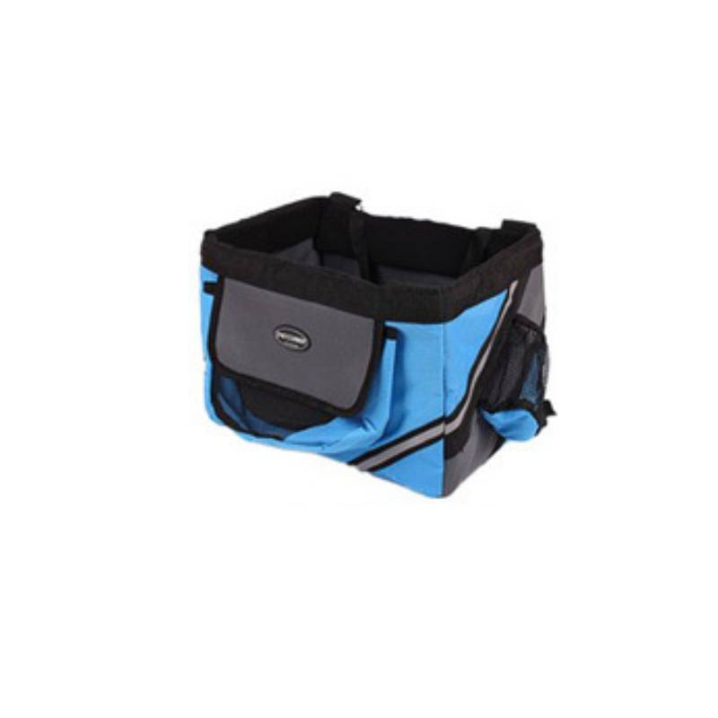 Pet Bicycle Carrier Front Handlebar Basket Removable Travel Bag