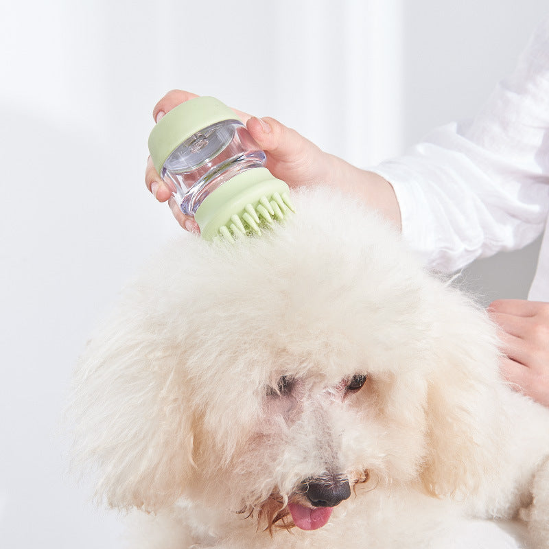 Pet Bath Brush Silicone Massage Comb For Grooming