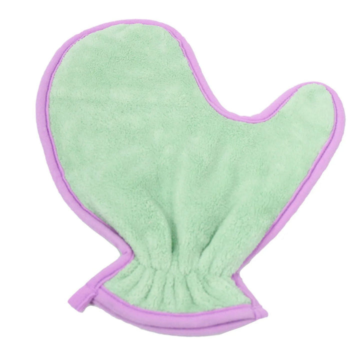 Double-Sided Pet Bath Gloves Soft Absorbent Plush