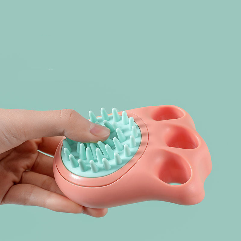 Pet Bath Massage Brush Claw Grooming Comb