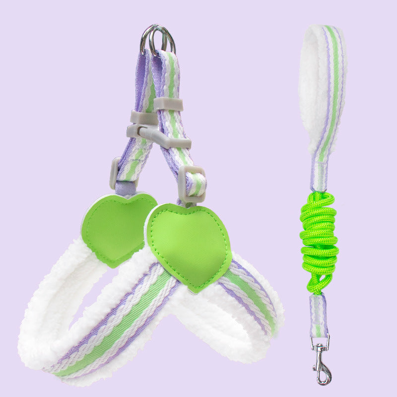 Breathable Summer Chest Vest Leash For Pets