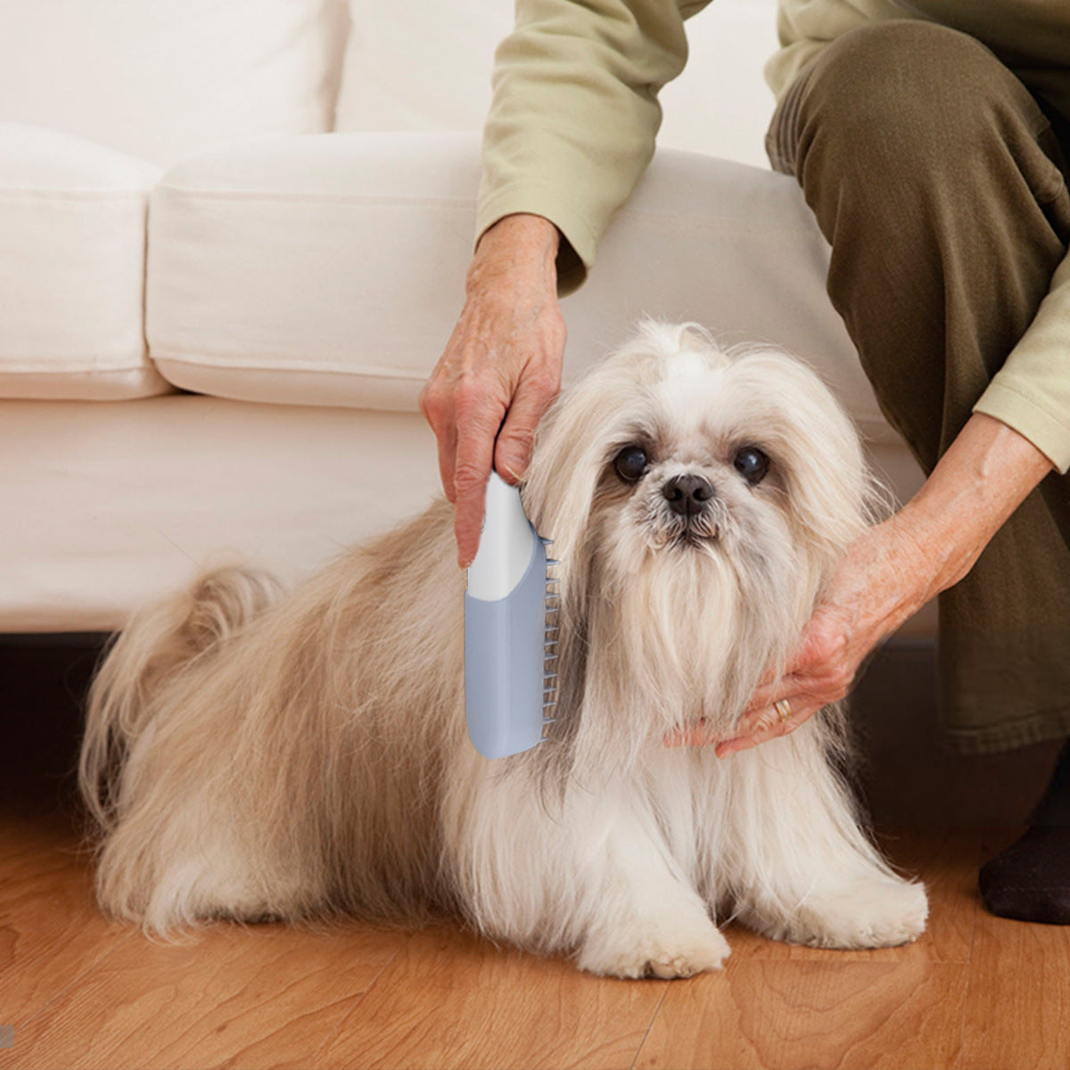 Pet Silicone Massage Brush Deodorizing Fur Removal Comb