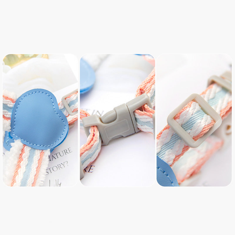 Breathable Summer Chest Vest Leash For Pets