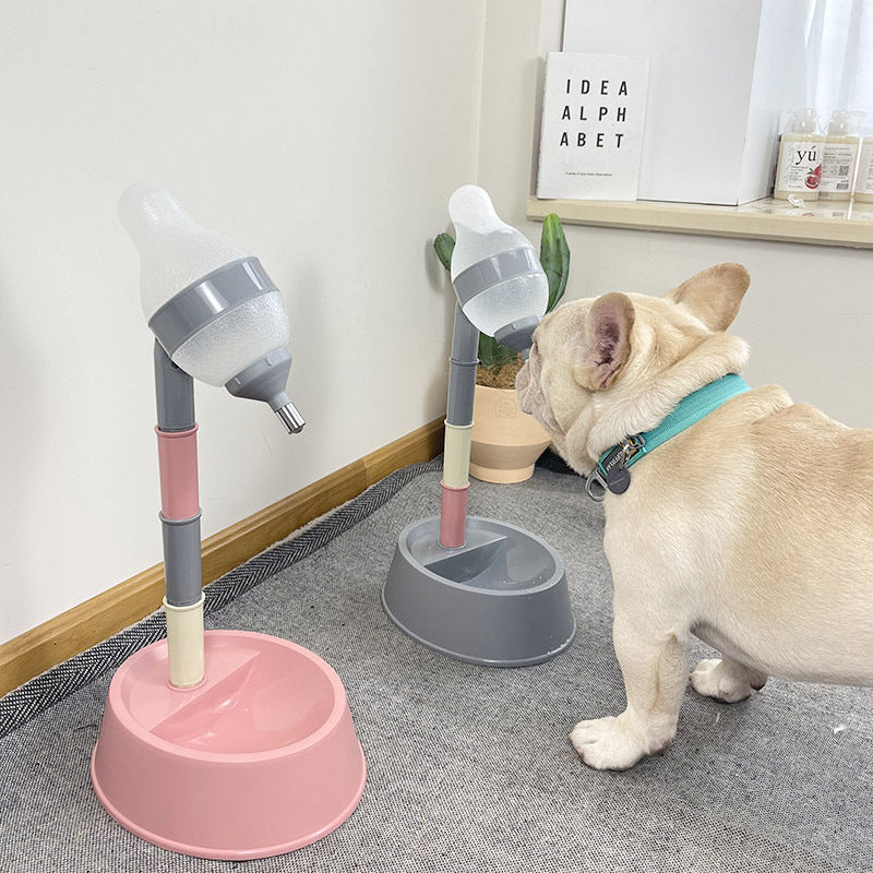 Automatic Adjustable Height Pet Water Dispenser Bowl Stand