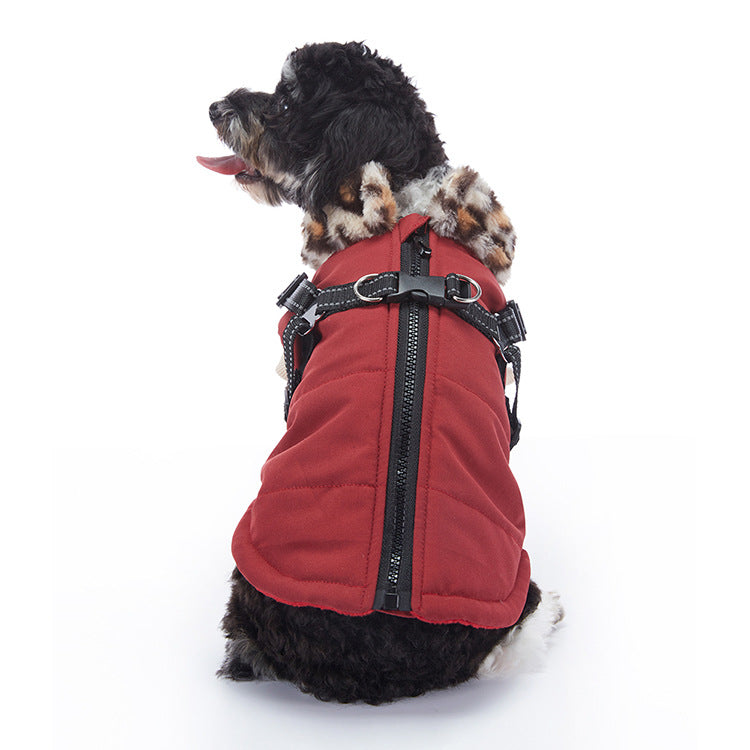 Winter Cashmere Pet Jacket For Warmth And Comfort