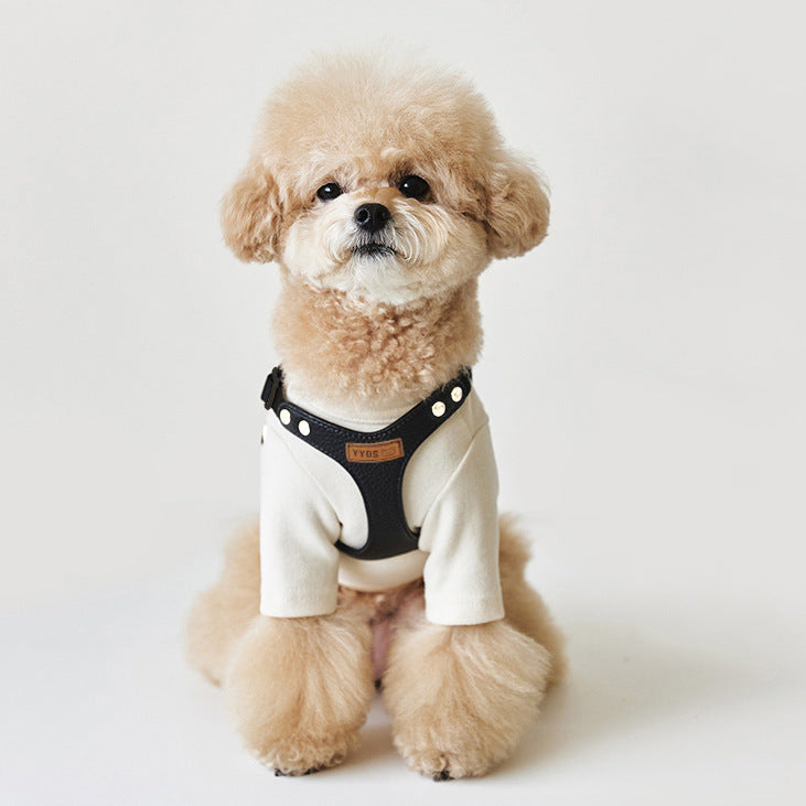 Outdoor Chest Harness With Leash For Pets