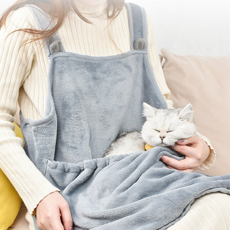 Pet Carrier Apron For Outdoor Travel And Safety