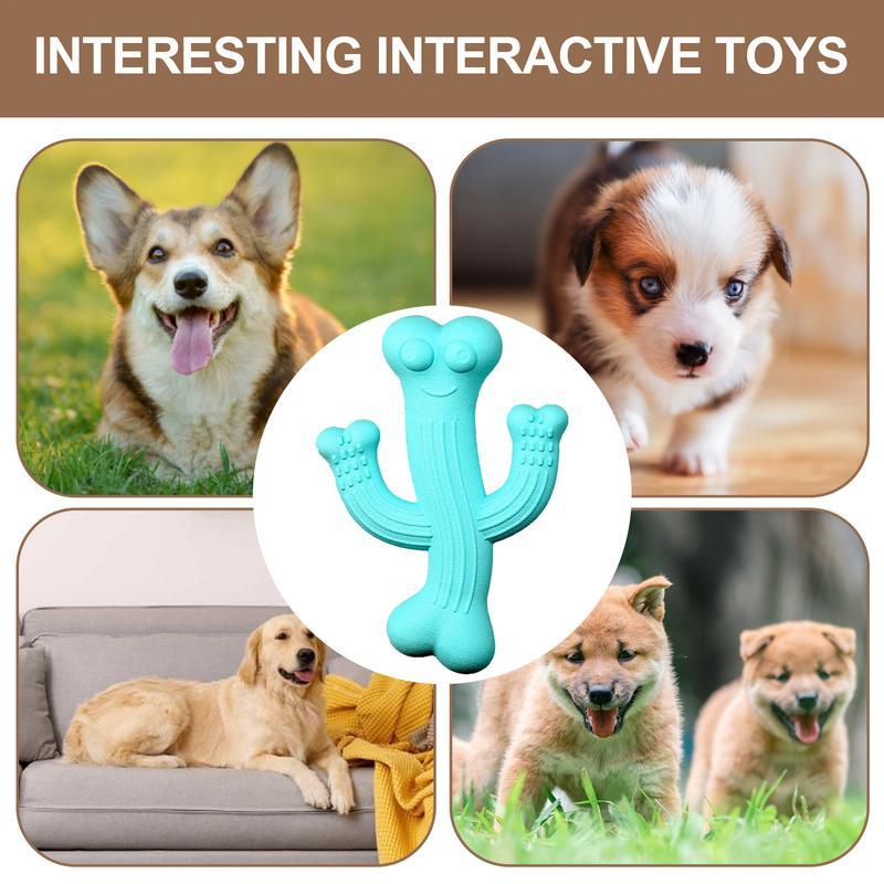 Ultra-Durable Cactus Pet Chew Toy For Interactive Play