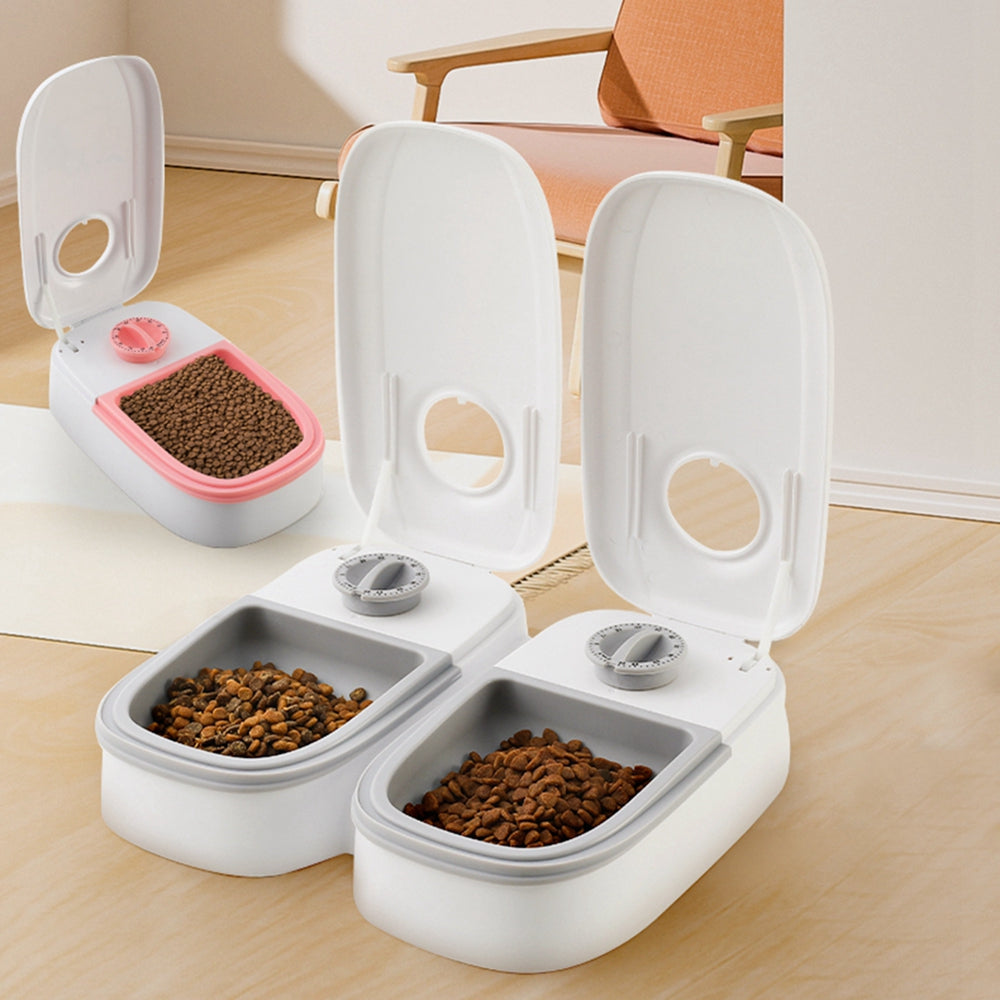 Automatic Smart Pet Feeder Stainless Steel Timer Bowl