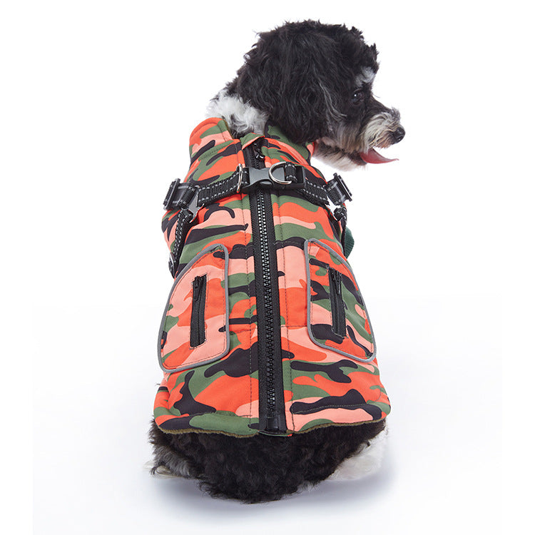 Winter Cashmere Pet Jacket For Warmth And Comfort