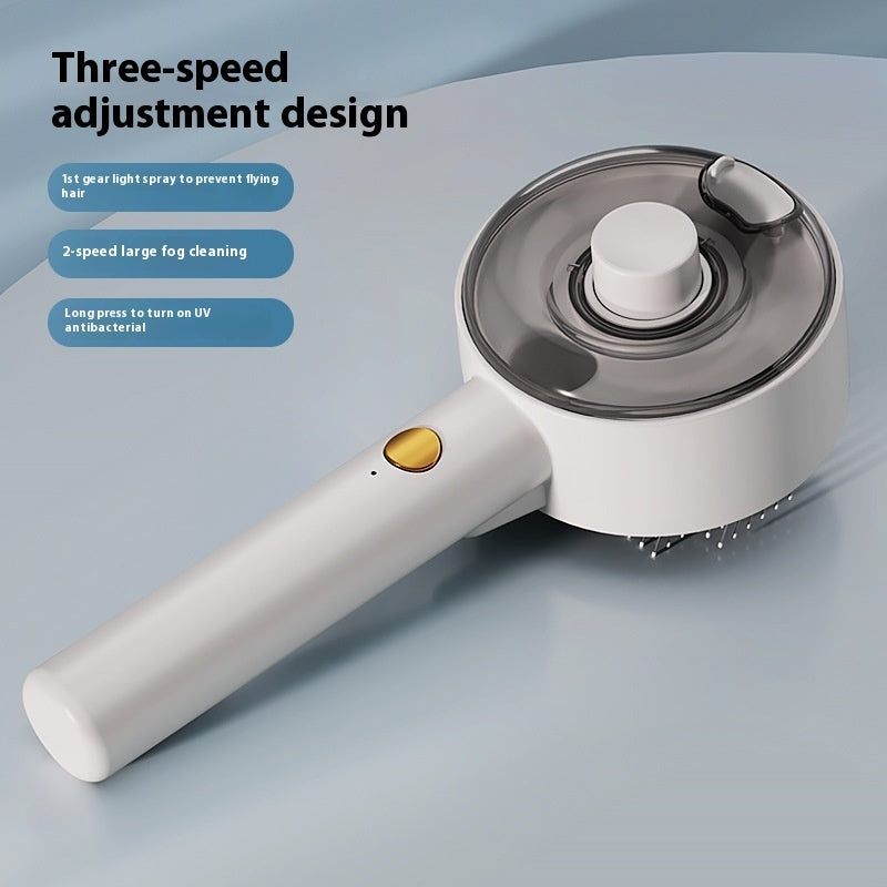 Self-Cleaning Pet Hair Remover Brush Grooming Tool