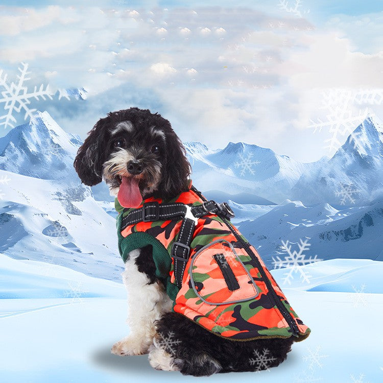 Winter Cashmere Pet Jacket For Warmth And Comfort