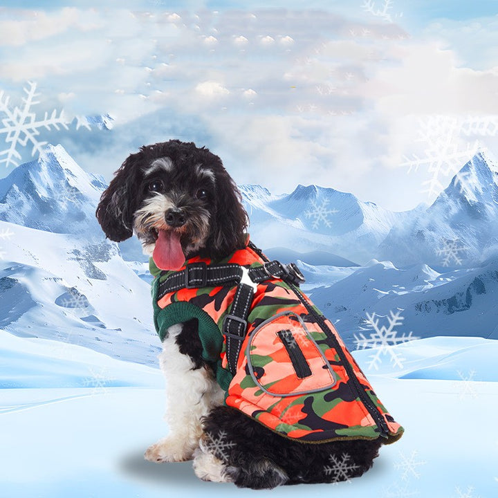 Winter Cashmere Pet Jacket For Warmth And Comfort