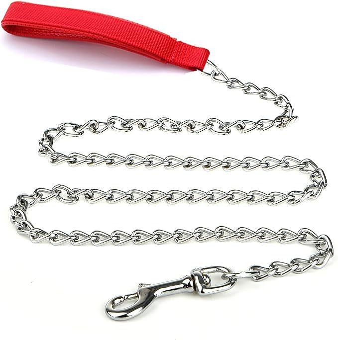 Heavy Duty Chew Proof Metal Leash For Pets