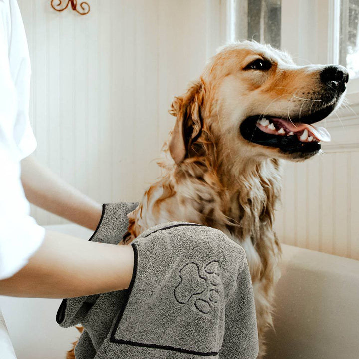 Super Absorbent Large Pet Bathrobe Towel For Drying