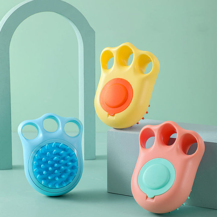 Pet Bath Massage Brush Claw Grooming Comb