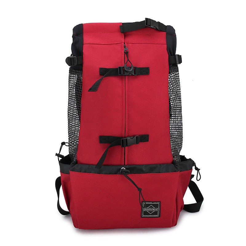 Pet Carrier Backpack Double Shoulder Portable Travel Bag