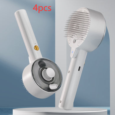 Self-Cleaning Pet Hair Remover Brush Grooming Tool