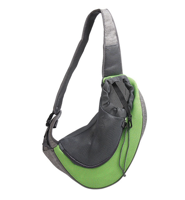 Outdoor Mesh Pet Carrier Shoulder Bag Travel Tote
