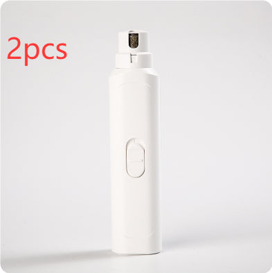 Rechargeable Pet Nail Grinder Trimmer Grooming Tool