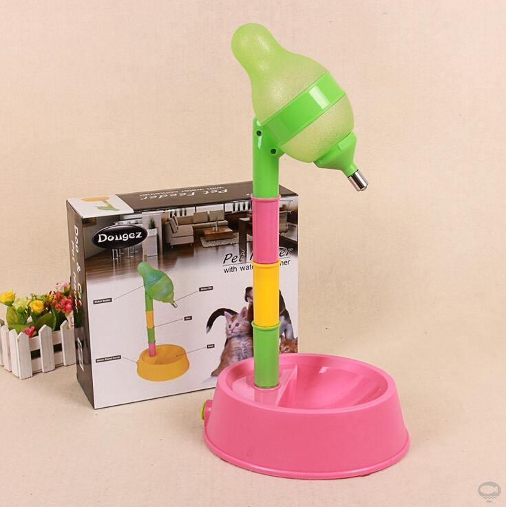 Automatic Adjustable Height Pet Water Dispenser Bowl Stand